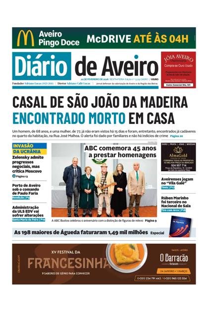 Diário de Aveiro – 20/02/2026