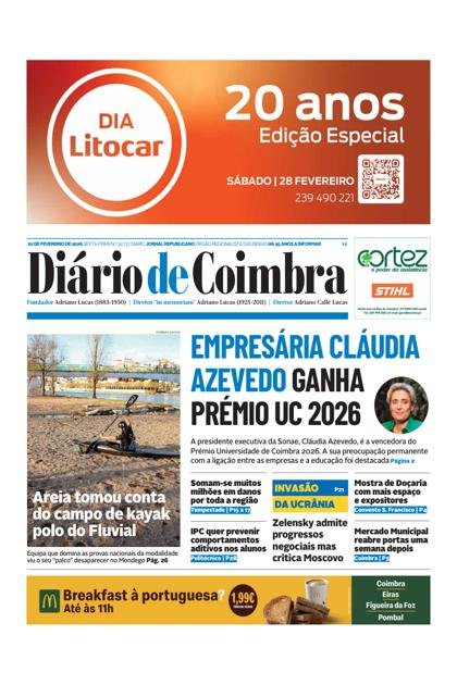 Diário de Coimbra – 20/02/2026