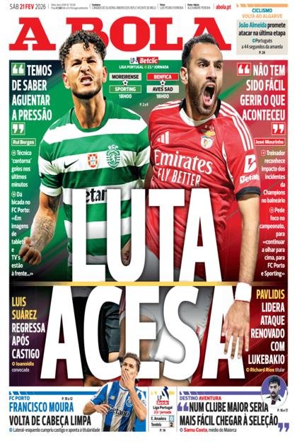 A Bola – 21/02/2026