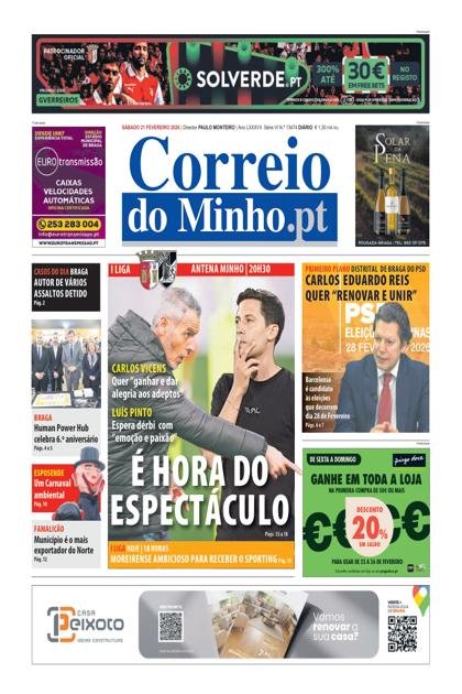 Correio do Minho – 21/02/2026