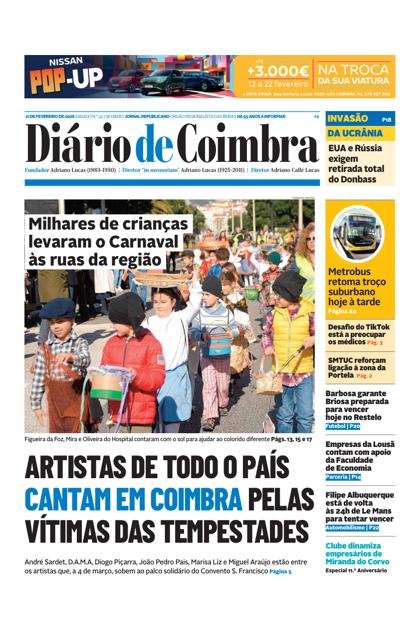 Diário de Coimbra – 21/02/2026
