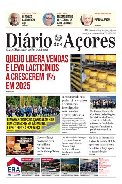 Diário dos Açores – 21/02/2026