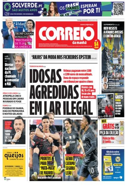 Correio da Manhã + Domingo – 22/02/2026