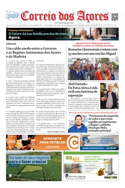 Correio dos Açores – 22/02/2026