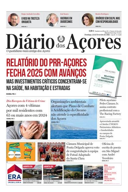 Diário dos Açores – 22/02/2026