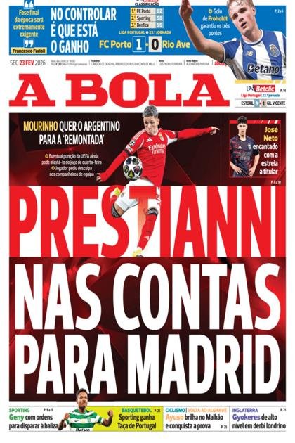 A Bola – 23/02/2026