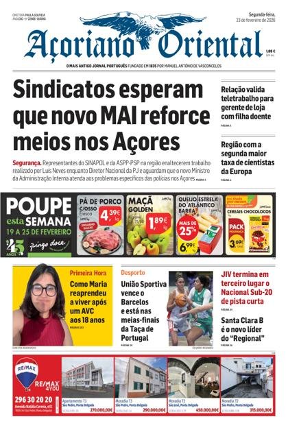 Açoriano Oriental – 23/02/2026