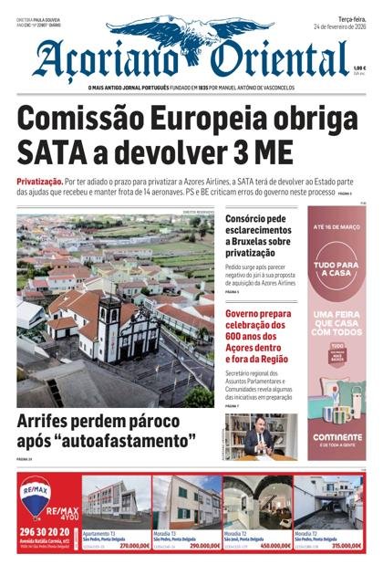 Açoriano Oriental – 24/02/2026