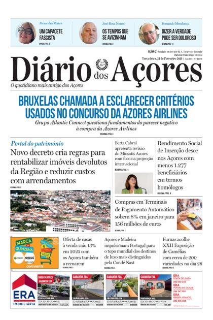 Diário dos Açores – 24/02/2026