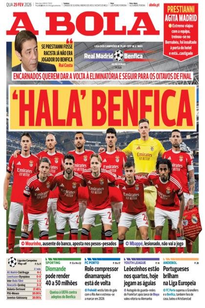 A Bola – 25/02/2026