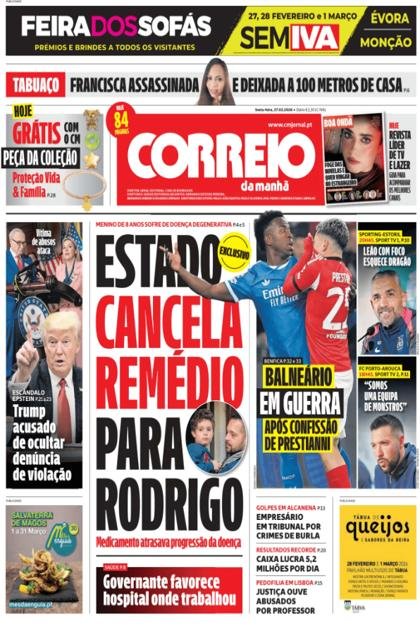 Correio da Manhã + Boa Onda – 27/02/2026