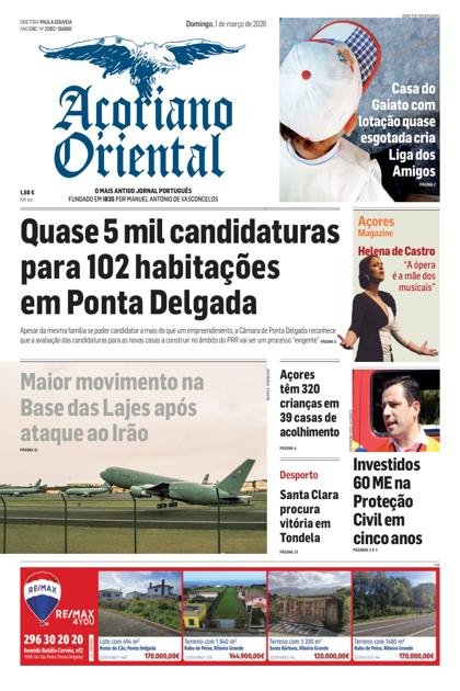 Açoriano Oriental – 1/03/2026