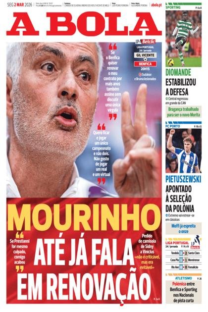 A Bola – 2/03/2026