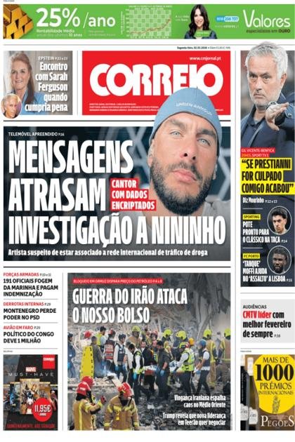Correio da Manhã – 2/03/2026