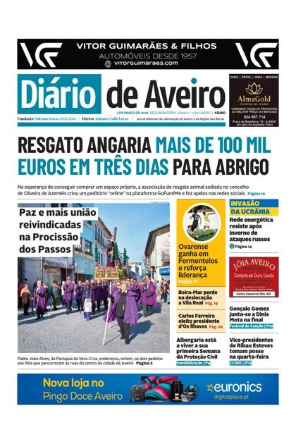 Diário de Aveiro – 2/03/2026