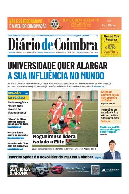 Diário de Coimbra – 2/03/2026