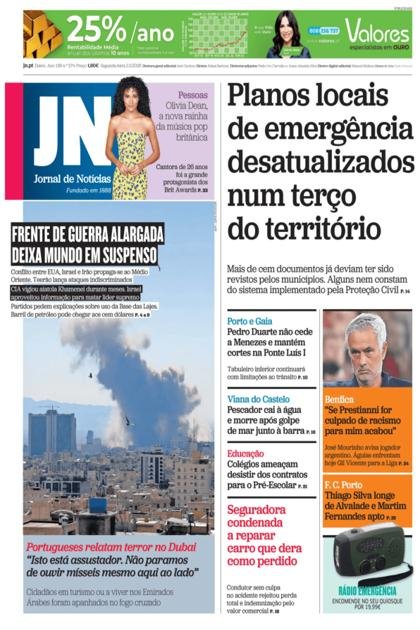 Jornal de Notícias – 2/03/2026