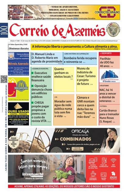 Correio de Azeméiis – 3/03/2026