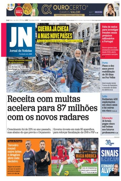 Jornal de Notícias – 3/03/2026
