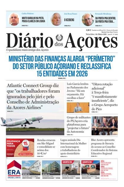 Diário dos Açores – 3/03/2026