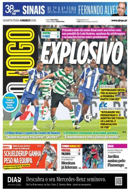 O Jogo – 4/03/2026