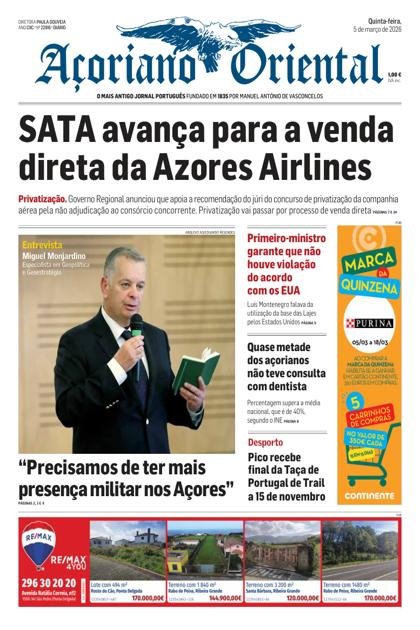 Açoriano Oriental – 5/03/2026