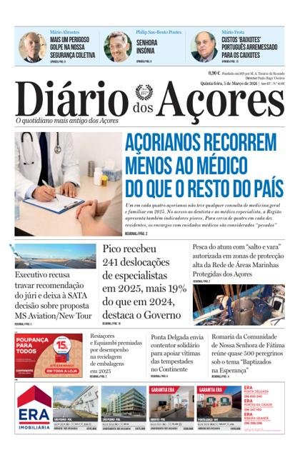 Diário dos Açores – 5/03/2026