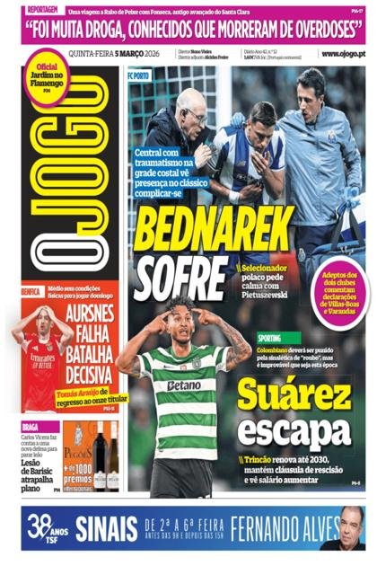 O Jogo – 5/03/2026