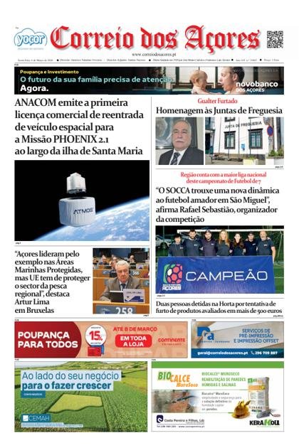 Correio dos Açores – 6/03/2026