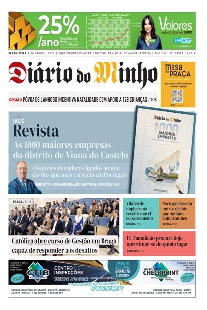 Diário do Minho – 6/03/2026