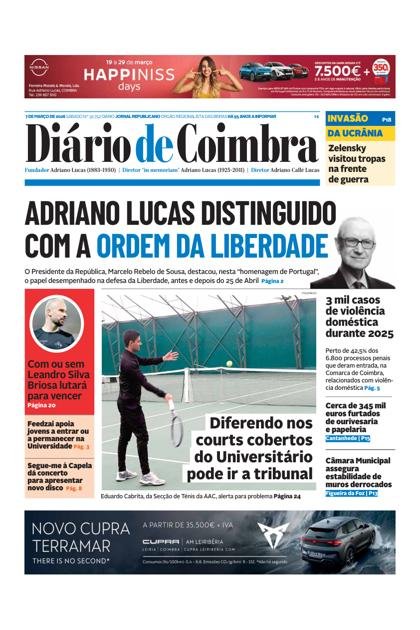 Diário de Coimbra – 7/03/2026