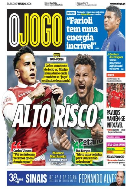 O Jogo – 7/03/2026