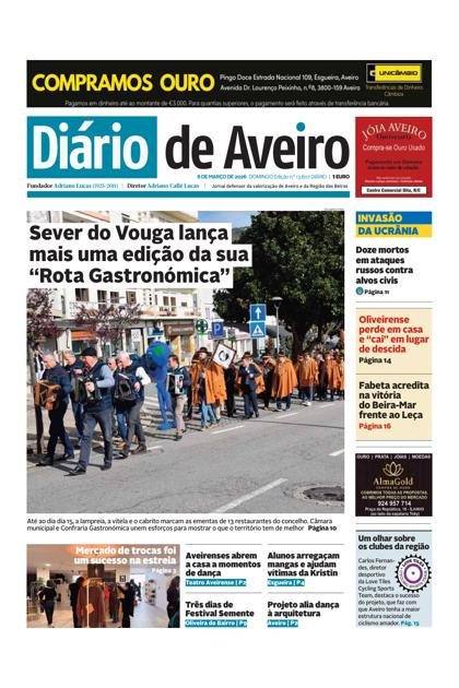 Diário de Aveiro – 8/03/2026