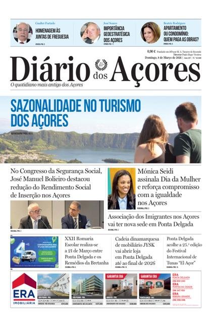 Diário dos Açores – 8/03/2026