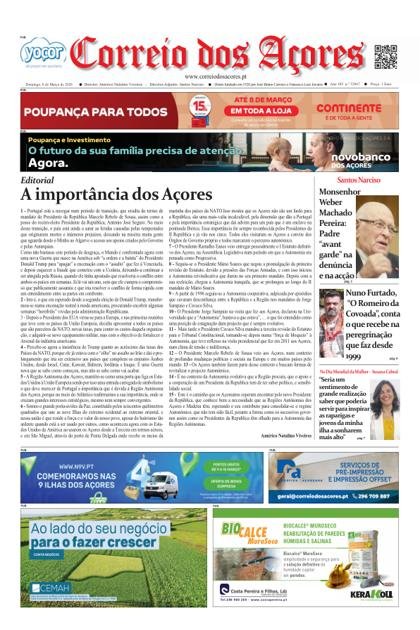 orreio dos Açores – 8/03/2026