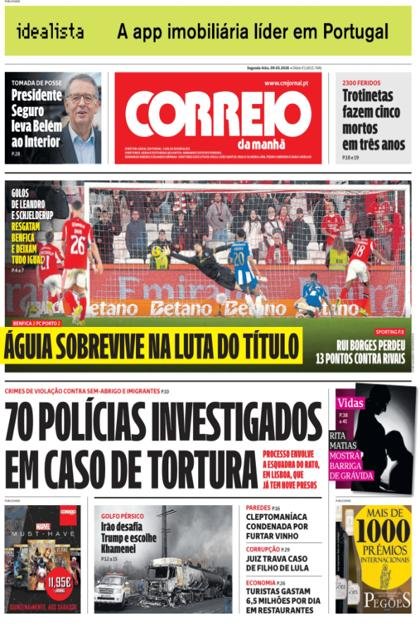 Correio da Manhã – 9/03/2026