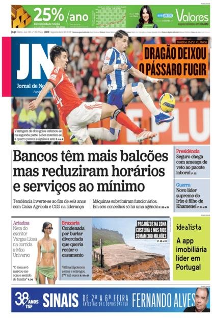 Jornal de Notícias – 9/03/2026