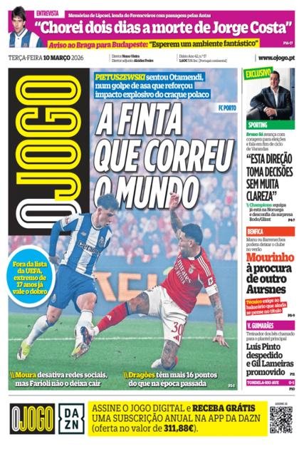 O Jogo – 10/03/2026