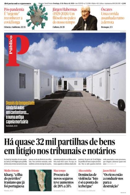 Público LX – 15/03/2026